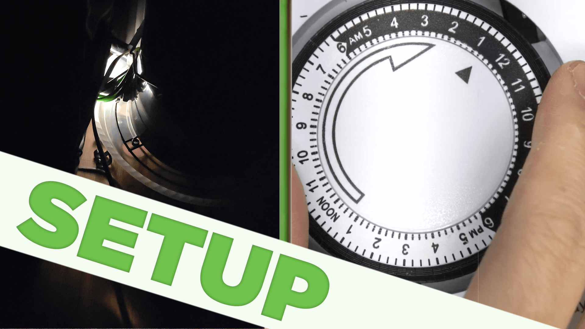 Timed grow-light outlet and surge protector used to control a cannabis grow tent light schedule